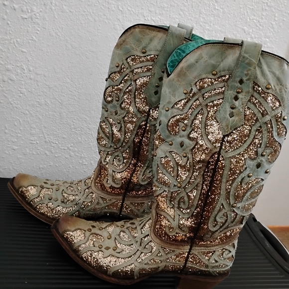 Corral Glitter Western Boots - Picture 4 of 5